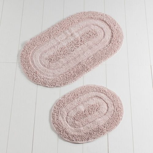 set 2 covorase baie spaghetti roz