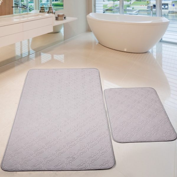 set 2 covorase emboss gri