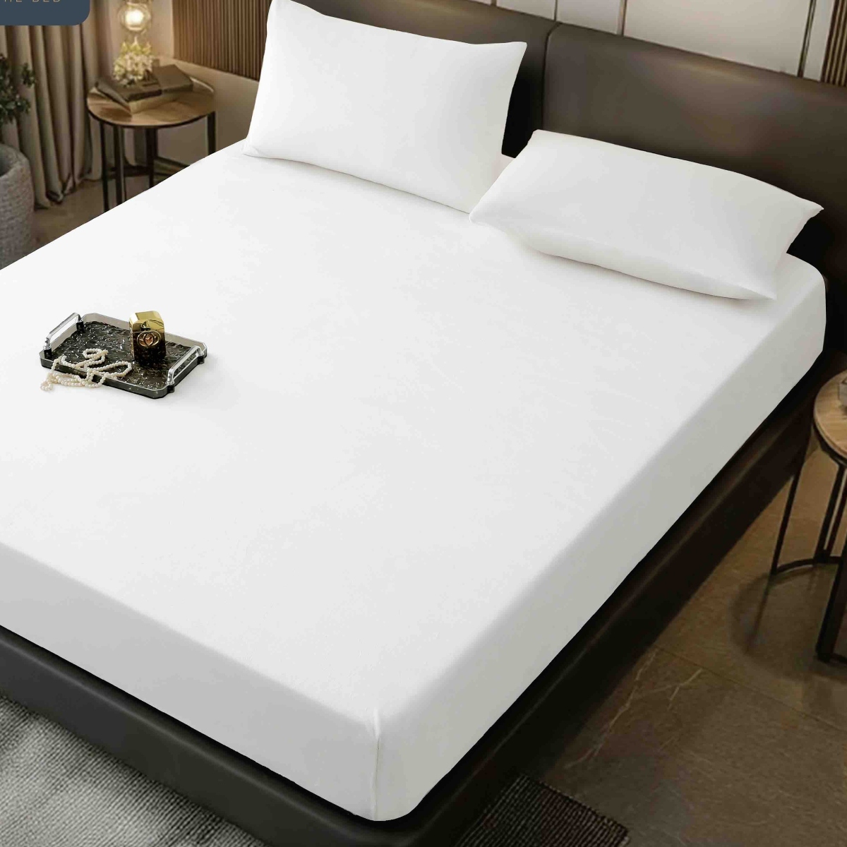 husa pat catifea alb husa pat catifea alb