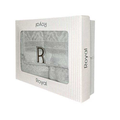 set prosoape royal - 3 piese - gri