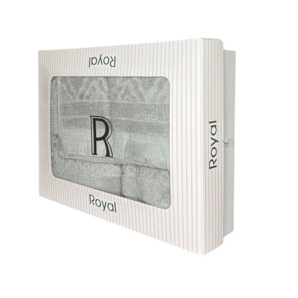 set prosoape royal - 3 piese - gri