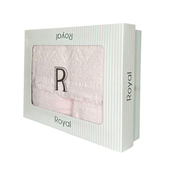 set prosoape royal - 3 piese - roz