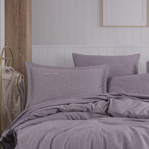 Set de husă de pilotă dublă vopsită în fire murdum - fete perna