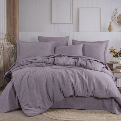 Set de husă de pilotă dublă vopsită în fire murdum