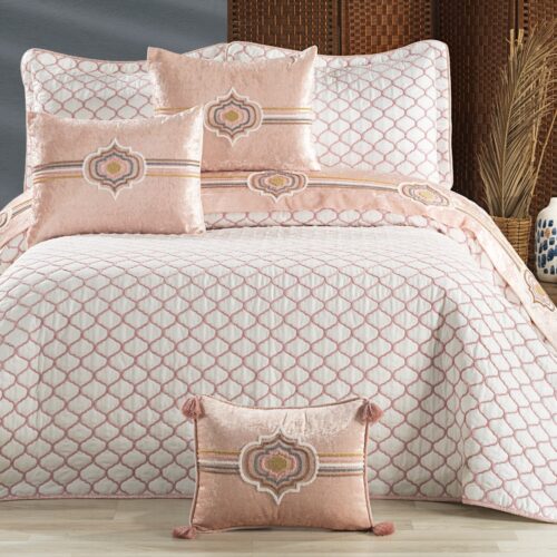 cuvertura luxury melodie crem roz