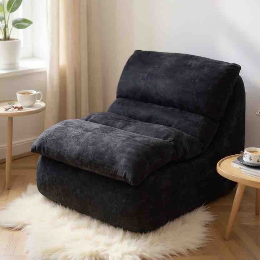 fotoliu din spuma cu memorie model uni bleumarin (2) fotoliu din spuma cu memorie model uni bleumarin