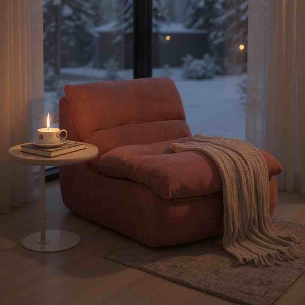 fotoliu din spuma cu memorie model uni roz (1) Fotoliu Premium Relax, Spuma cu Memorie, Roz - PUF235781 - imagine 4