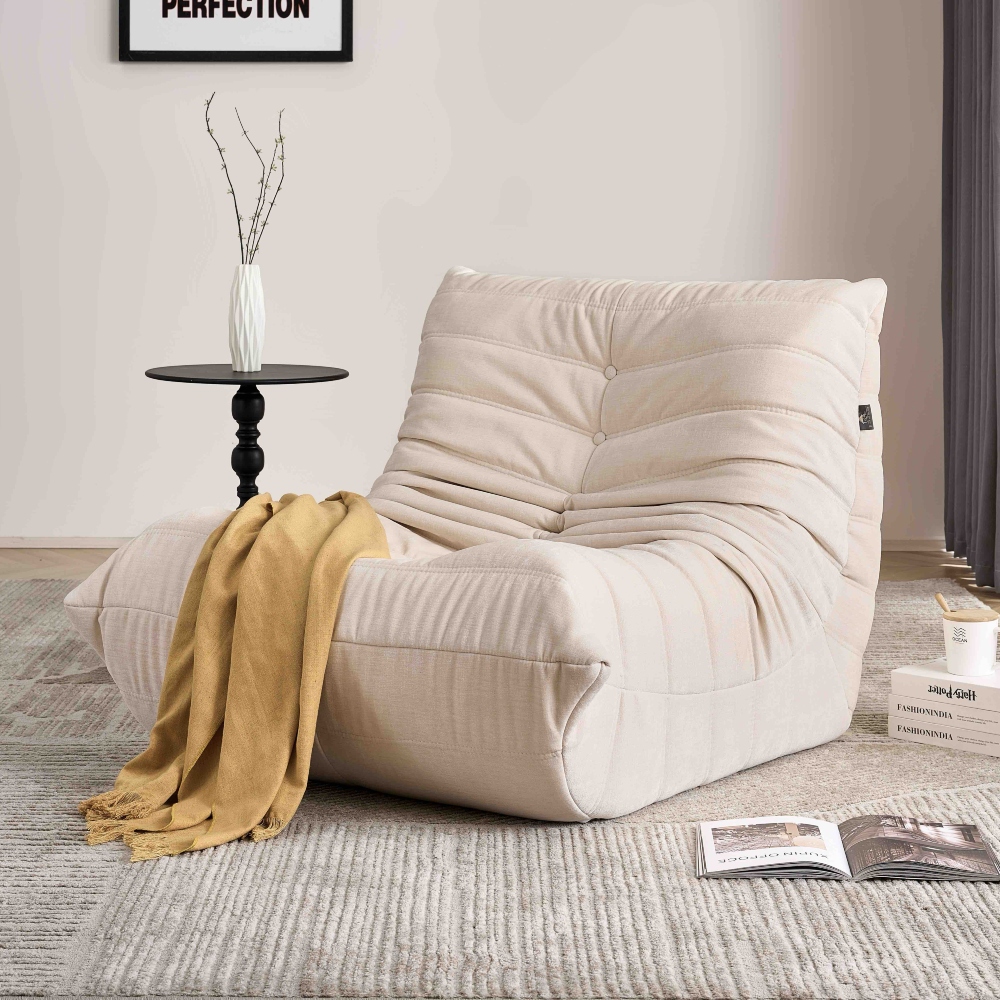 fotoliu din spuma cu memorie uni crem fotoliu din spuma cu memorie uni crem