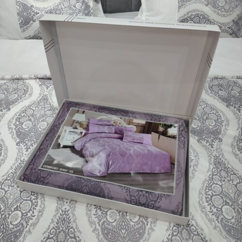 Set Lenjerie de Pat Catifea Jacquard