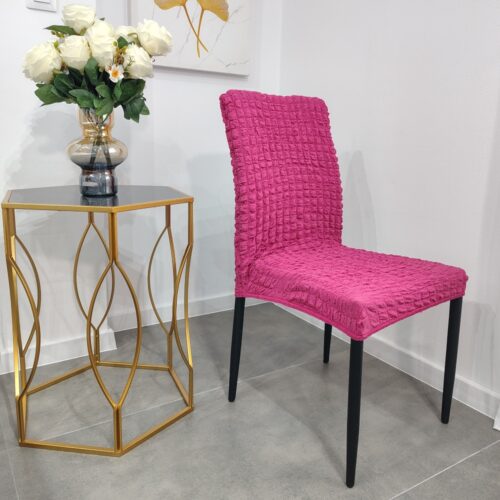 Huse creponate fara volanase magenta profil