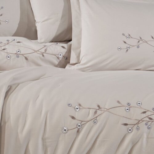 Lenjerie poplin Premium Loren Taş