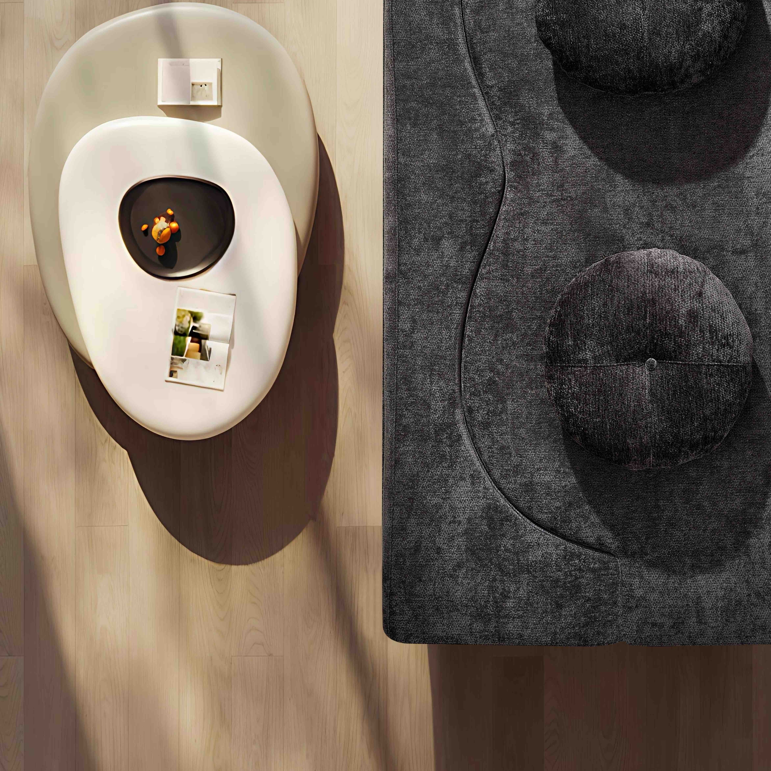canapea modulara care se transforma in pat antracit canapea modulara care se transforma in pat antracit