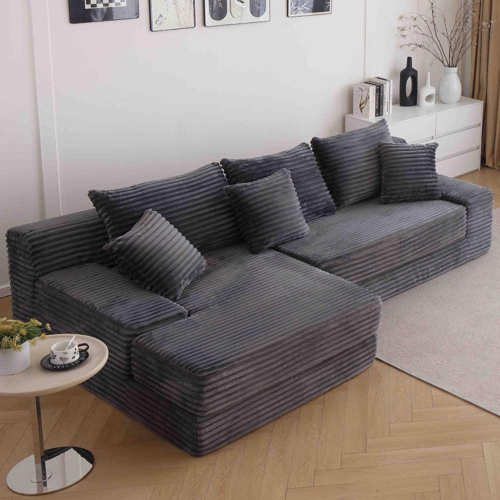 canapea din spuma cu memorie gri antracit - premium lazy sofa canapea din spuma cu memorie gri antracit - premium lazy sofa