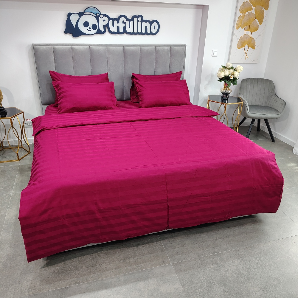 lenjerie de pat bumbac model damasc grena lenjerie de pat bumbac model damasc grena