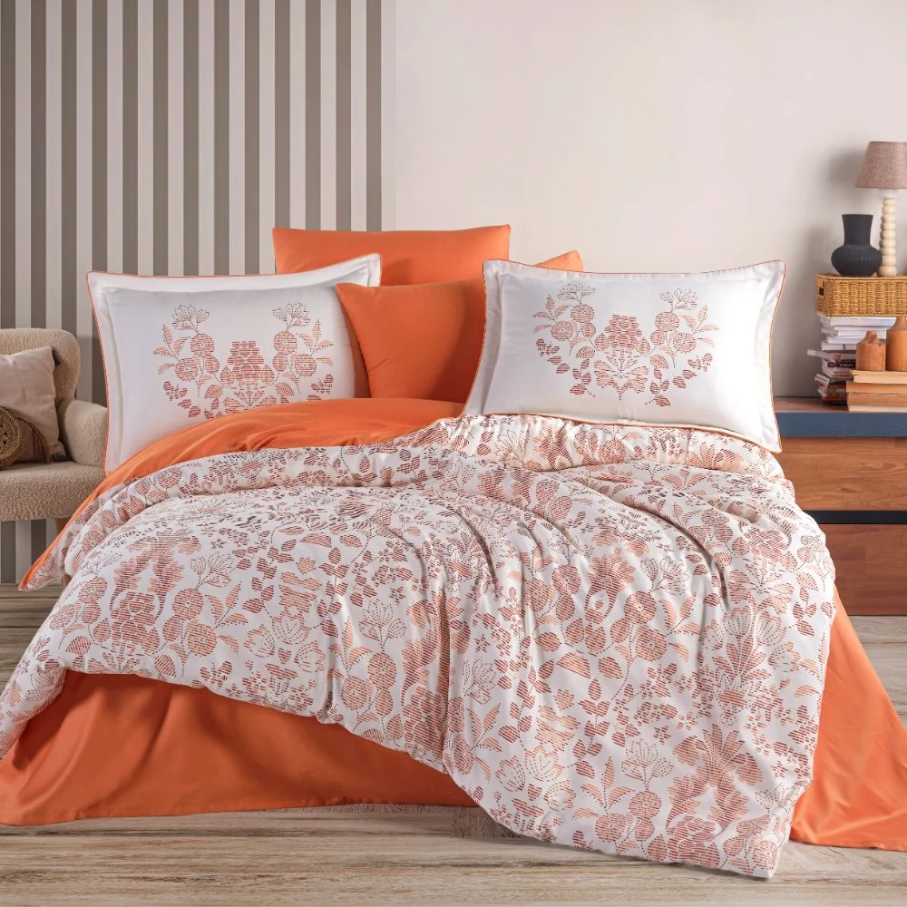 lenjerie satin Tiago Oranj lenjerie satin Tiago Oranj