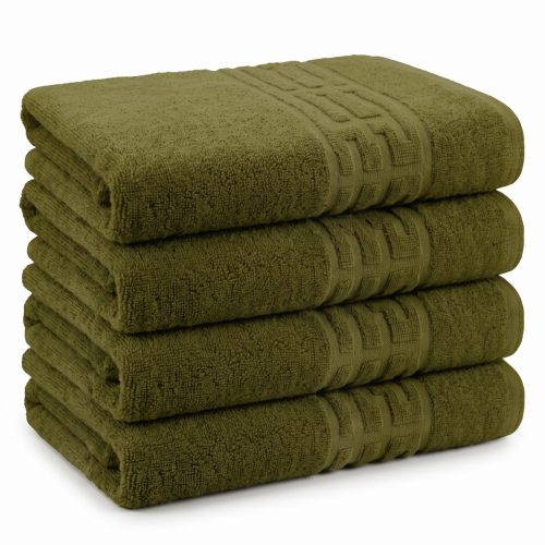set 4 prosoape kaki