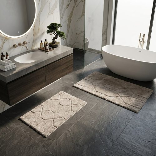 set covorase baie maco Hexa - bej