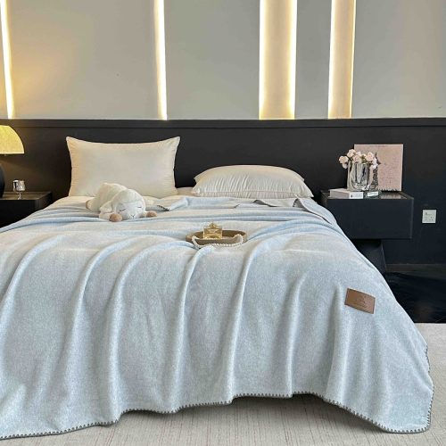 patura casmir mare - bleu degrade aproape